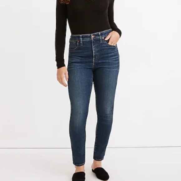 Madewell Denim - Madewell Curvy High-Rise Skinny Jeans in Lanette Wash sz 30